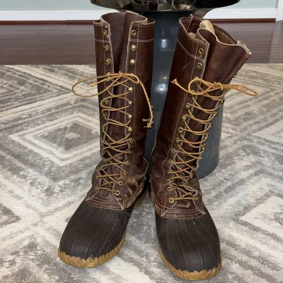 L.L. Bean Men's Brown and Tan Boots - Picture 2 of 16